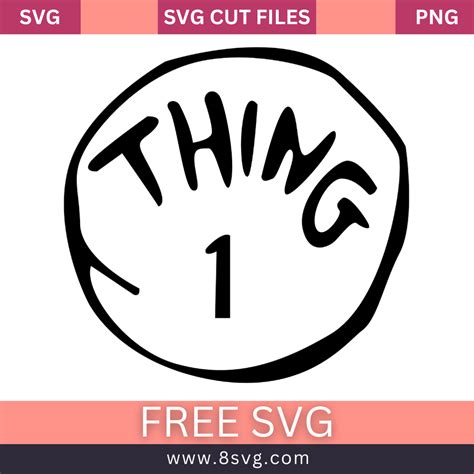 Thing 1 Svg Free Cut File For Cricut – RNOSA LTD | 8SVG