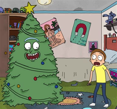 Rick And Morty Christmas Tree - Artsied