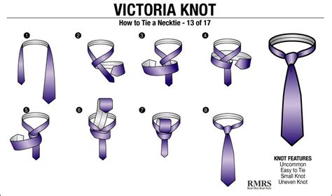 How To Tie The Victoria Knot | Medium Size Necktie Knots of 2024 | Different tie knots, Tie ...