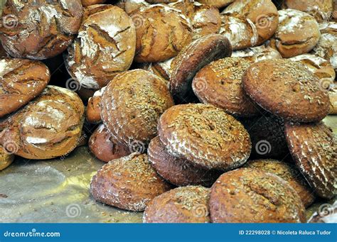 Homemade Bread with Whole Wheat Flour in an Italian Market Stock Photo - Image of basket, health ...