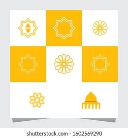 Islamic Geometrical Logo Inspirations Template Stock Vector (Royalty Free) 1602569290 | Shutterstock