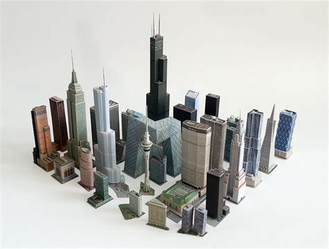 Tim's Paper Models | Paper models, Paper city, American radiator building