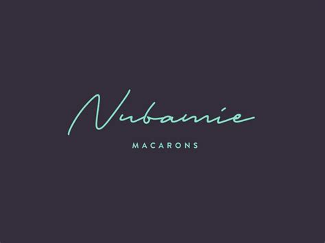 Nubamie macarons logo animation by Martin Egrt on Dribbble
