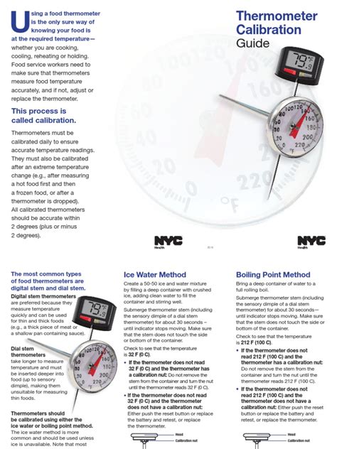 Thermo Calibration Guide | PDF