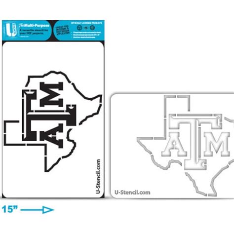 Texas A&m Stencil - Etsy