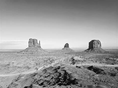 Grayscale Photography of Landscape · Free Stock Photo