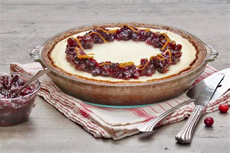 Thanksgiving Cranberry Cheese Pie - My Food and Family