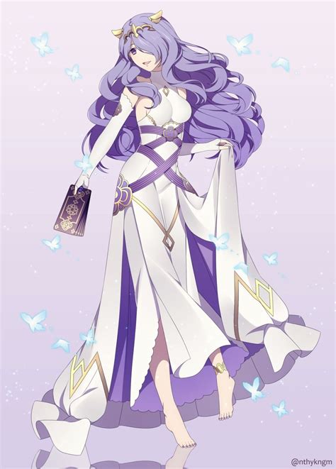 Fire Emblem Camilla - Anime Character with Long Purple Hair