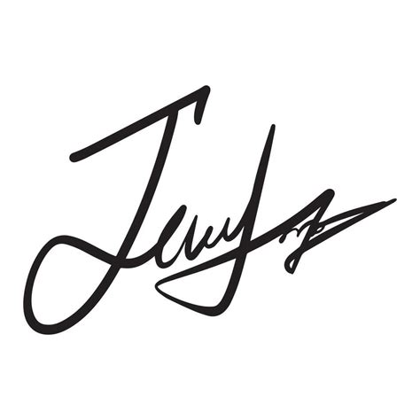 j firma letras ,bien para gráfico diseño recursos, panfletos, correo ...