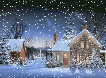 Cozy Animated Snowfall Scene - Find Inspiration on Pinterest