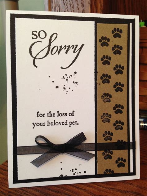 Pet sympathy cards, Sympathy cards, Cards handmade