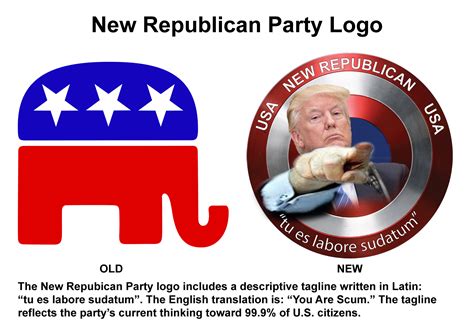 Downriver USA: Why Do Republicans Hate Americans? (New Republican Party Logo & Tag)