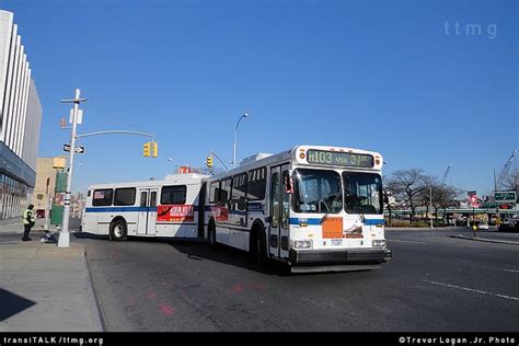 (New York MTA) 2002-03 New Flyer D60HF "Galaxy" Articulated #5555 | New flyer, New york, New ...