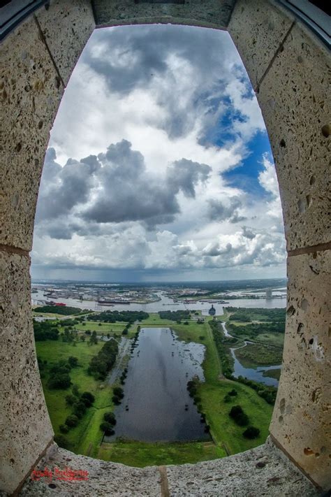 View from the top of San Jacinto Monument, Houston, Tx | San jacinto ...