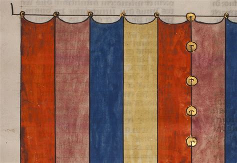 Curtain of the Tabernacle, one of six illustrated leaves from the ...