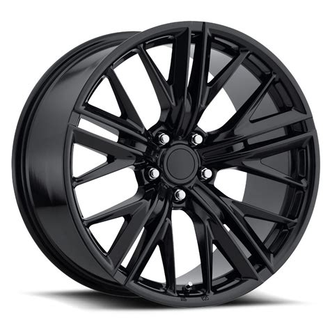 Factory Reproductions Wheels FR 28 ZL1 Camaro - Gloss Black Rim Wheel ...