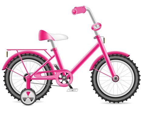 kids bicycle for a girl vector illustration 514632 Vector Art at Vecteezy