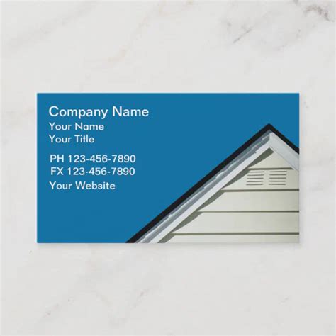 Roofing Business Cards | Zazzle