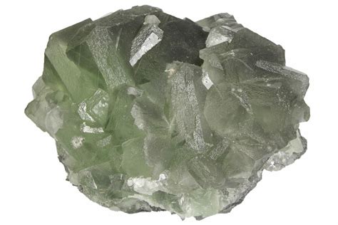 8" Green Fluorite Crystal Cluster - China (#94645) For Sale - FossilEra.com