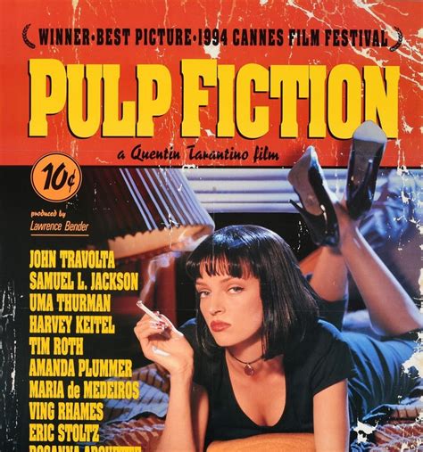 Unknown - Original Vintage Film Poster Pulp Fiction Quentin Tarantino ...