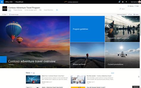 SharePoint communication sites begin rollout to Office 365 customers ...