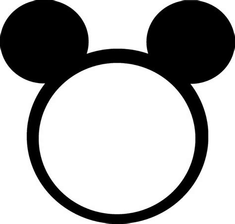 Mickey Mouse Head Silhouette Clip Art at GetDrawings | Free download