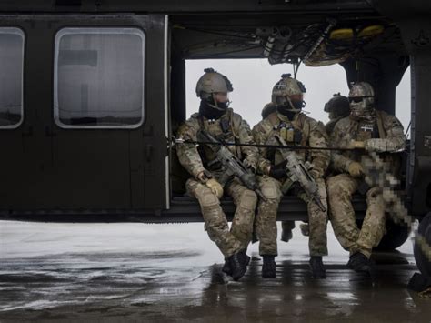 Swedish operators from the Special Operations Task Group (SOG) during ...