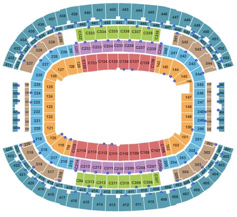 AT&T Stadium Seating Chart & Maps - Dallas