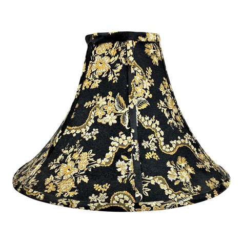 Mid Century Chinoiserie Silk Lamp Shade | Chairish