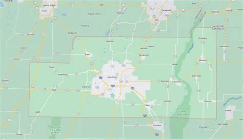 Cities and Towns in Craighead County, Arkansas – Countryaah.com