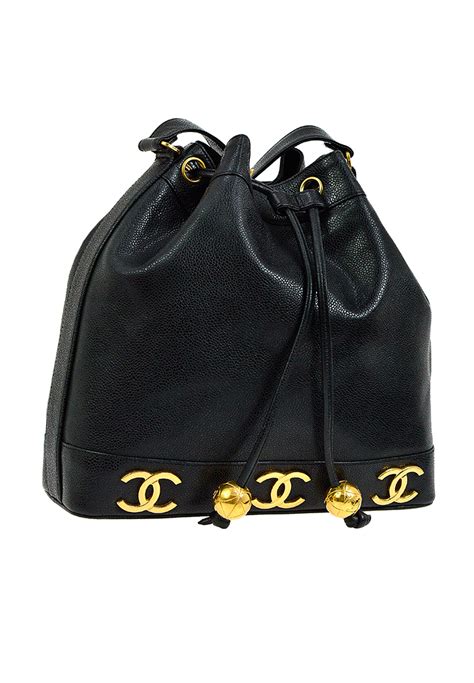 Chanel Black Logos Bag