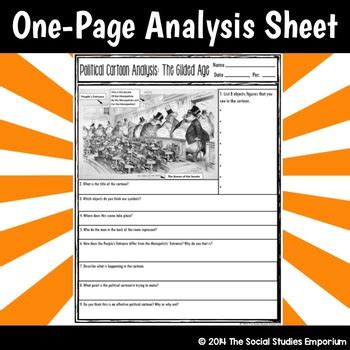 Political Cartoon Analysis Activity: Monopolists in the Gilded Age