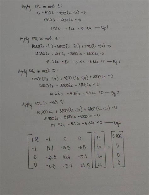 Solved Solve the matrix given in this picture and use | Chegg.com