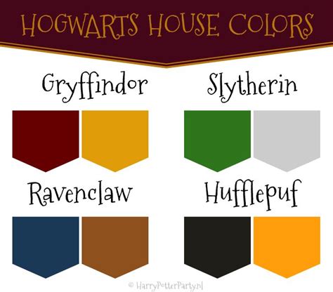 harry potter colors - Google Search | Harry potter colors, Harry potter house colors, Hogwarts ...