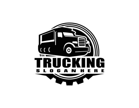 Trucking Logo. Bold Badge Trucking Logo concept 28054872 Vector Art at ...