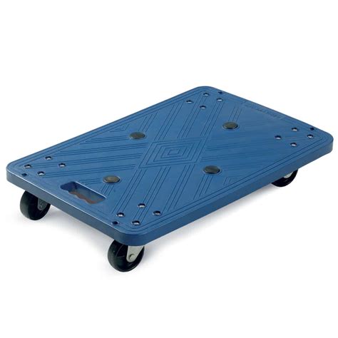 Lightweight Blue Plastic Dolly 100kg Capacity - Storage N Stuff