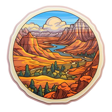 Badlands National Park Sticker - Captivating Vistas