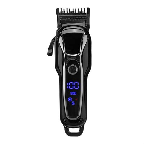 SURKER 4 Attachment Combs Ceramic Cutting Head Hair Clipper Men’s Electric Cordless Hair Trimmer ...