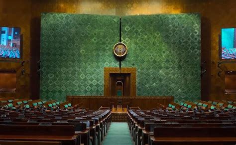 Video: Inside New Parliament Building, With Peacock-Themed Lok Sabha