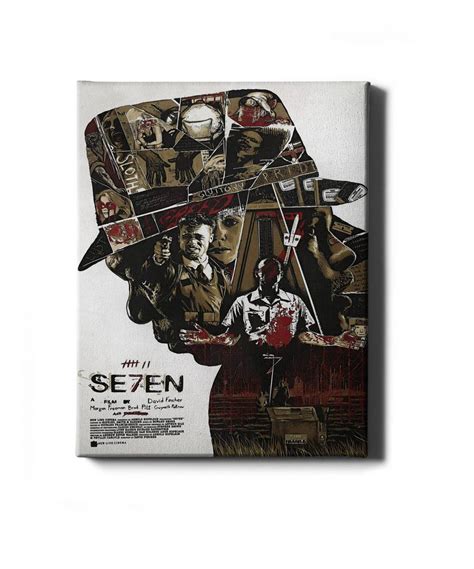 Seven Film Poster, Movie Film Poster Print, Home Decor/Wall Art/Picture – Poster | Canvas Wall ...