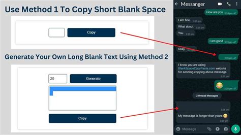 Blank Space Copy Paste | Empty Character | Blank Text Copy