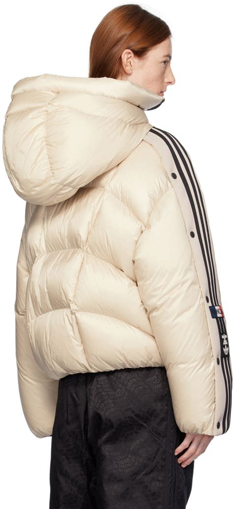 Moncler Genius Moncler x adidas Originals Beige Fusine Down Jacket ...