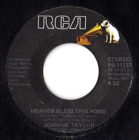 Johnnie Taylor - Heaven Bless This Home | Releases | Discogs