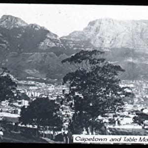 Cape Town and Table Mountain South Africa Date: circa 1907 #11589959