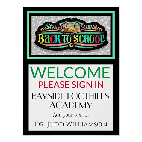 Welcome School Poster | Zazzle