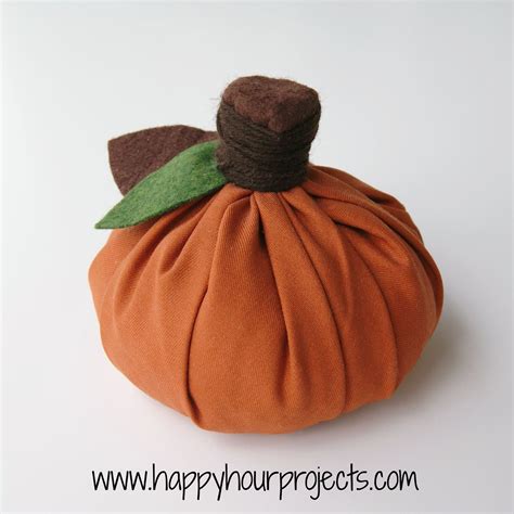 No-Sew Fabric Pumpkin | Pumpkin crafts, Fabric pumpkins, Fall crafts