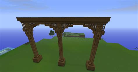 Wooden Train Bridge Minecraft Project