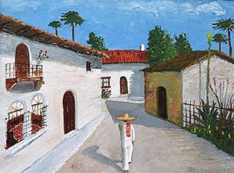 Mexican Village Paintings