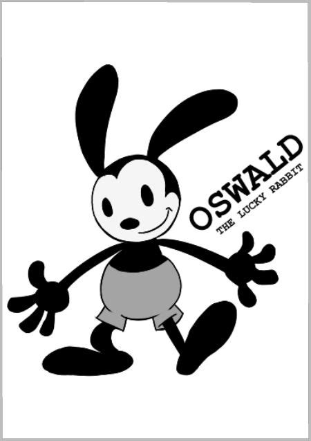 Oswald Rabbit Series | Oswald the lucky rabbit, Old cartoon characters, Disney silhouette