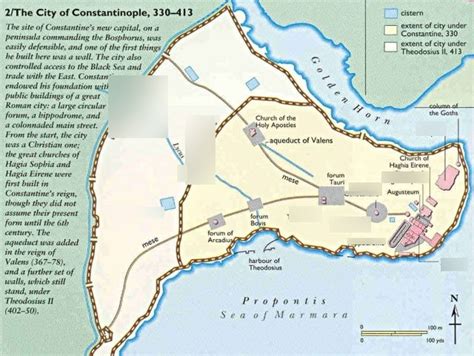 Theodosian Constantinople Landmarks Diagram | Quizlet